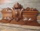 42.  52 In Antique French Carved Wood Rococo Coat Of Arms Wall Door Pediment 19 Th Pediments photo 5