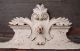28.  19 In White Shabby Painted Pediment 19 Th Antique French Carved Wood Panel Pediments photo 6