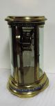 Rare Mougin Cloisonne Brass Antique Oval Chime Clock Crystal Regulator Clocks photo 2