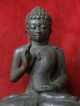 Highly Rare Javanese Silver Bronze Of The Buddha Resisting Mara Statues photo 1