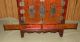 Vintage Asian Korean Fancy Wood Tansu Dansu Cabinet Hidden Compartments Table Other Antique Furniture photo 4