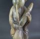 Antique Chinese Old Hetian Jade Carved Woman Lady Carving Men, Women & Children photo 4