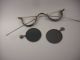 Antique Optometrist ' S Trial Lens Eyeglass Frame With 2 Trial Lenses.  Steampunk. Optical photo 4