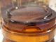 Antique Johnson & Johnson Amber Glass Jar/fair Cond/made In Late 1800 ' S/rare. Bottles & Jars photo 7