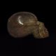 Carved Stone Skull Head Figure Statue Antique Pre Columbian Mayan Olmec Toltec The Americas photo 11