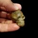 Carved Stone Skull Head Figure Statue Antique Pre Columbian Mayan Olmec Toltec The Americas photo 6