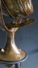 Stunning 1930 ' S Solid Brass Searchlight In Custom Made Tripod Stand.  Floor Lamp Lamps & Lighting photo 5