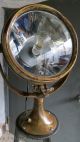 Stunning 1930 ' S Solid Brass Searchlight In Custom Made Tripod Stand.  Floor Lamp Lamps & Lighting photo 6
