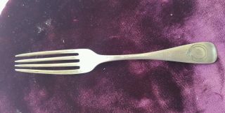Bigelow Kennard Co.  Sterling Silver 925 Fork,  From Class 1866 Rare But Nr photo