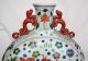Chinese Hand Painted Famille Rose Fish Lotus Water Grass Porcelain Vases Vases photo 1