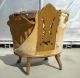Antique Victorian Parlor Chair Carved Wood & Upholstery In Need Of Tlc 1800-1899 photo 5