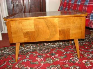 Vintage Retro Arnold Teak Sewing Box/coffee Table 1960 ' S Rare photo