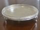 Vintage Silver Plate Footed Gallery Serving Tray Silverplate photo 1