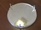 Vintage Silver Plate Footed Gallery Serving Tray Silverplate photo 5