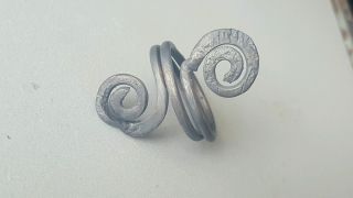 Solid Silver Ring Found Detecting Uk photo