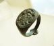 Post - Medieval Bronze Seal - Ring (r914). Other Antiquities photo 1