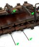 Antique Piano Auto Player Pneumatic Bellows Camshaft & Gear Mahogany Steampunk Other Antique Instruments photo 5