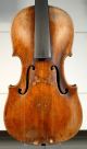 Interesting Early 19th Century Violin - For Repair.  Risk A Look String photo 1