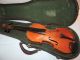 Antique German Stradivarius Violin With Case String photo 9