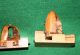 Two Industrial Weaving Pa Stetson Hat Factory Wood Shuttle Bobbins: Riehl & Son Primitives photo 7