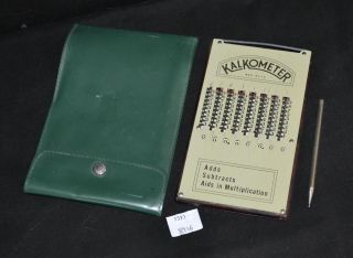 Thriftchi Kalkometer Usa Vintage Hand Metal Calculator photo