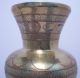 A 20th Century Cairoware Brass Vase/lamp Base Silver/copper Overlay Middle East photo 6