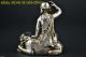 Collectible China Buddhism Buddha Ride Lion Decor Statue Old Tibet Silver Made Other Antique Chinese Statues photo 3