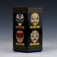 Chinese Handwork Lacquer Painted Brush Pots - Beijing Opera Face Other Antique Chinese Statues photo 1