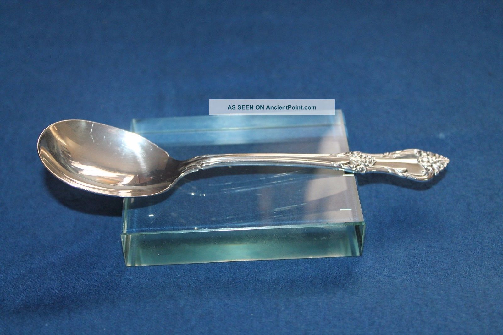 Afterglow Oneida Soup/cream Spoon Sterling Silver No Monogram Flatware & Silverware photo