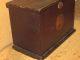 Rare 19th C Painted Document Box Brown W/ York & Jersey Seals Primitives photo 3