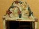 Rare Early 18th C William And Mary Folk Art Painted Cape Cod Courting Mirror Primitives photo 3