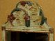 Rare Early 18th C William And Mary Folk Art Painted Cape Cod Courting Mirror Primitives photo 4