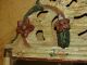 Rare Early 18th C William And Mary Folk Art Painted Cape Cod Courting Mirror Primitives photo 6