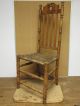 Rare 18th C William And Mary Ct Heart And Crown Decorated Bannister Back Chair Primitives photo 1