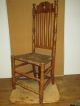 Rare 18th C William And Mary Ct Heart And Crown Decorated Bannister Back Chair Primitives photo 2