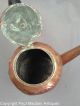 Antique 18th C.  Dutch Repousse Copper Coffee Pot Metalware photo 1