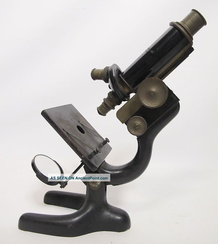 Antique Bausch & Lomb Optical Microscope/lab Equipment Rochester N.  Y.  Usa Nr Yqz Microscopes & Lab Equipment photo