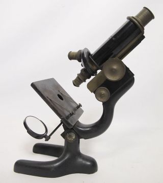 Antique Bausch & Lomb Optical Microscope/lab Equipment Rochester N.  Y.  Usa Nr Yqz photo