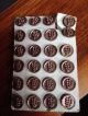 Full Card 24 Antique ?waistcoat Twinkle Metal Buttons Floral ? Tints Buttons photo 6