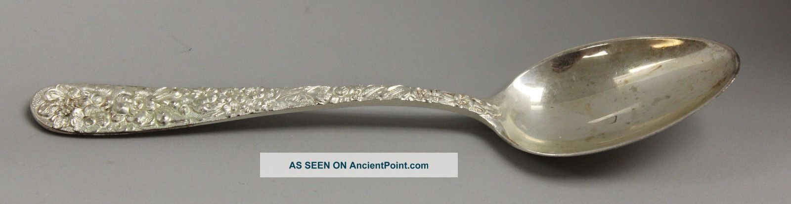 Stieff Rose Sterling Silver Teaspoon - 5 7/8 