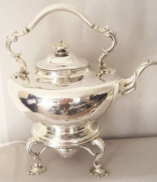 Rare William 1v Period Silver Spirit Kettle.  Edinburgh C1833.  65.  5 Troy Oz photo