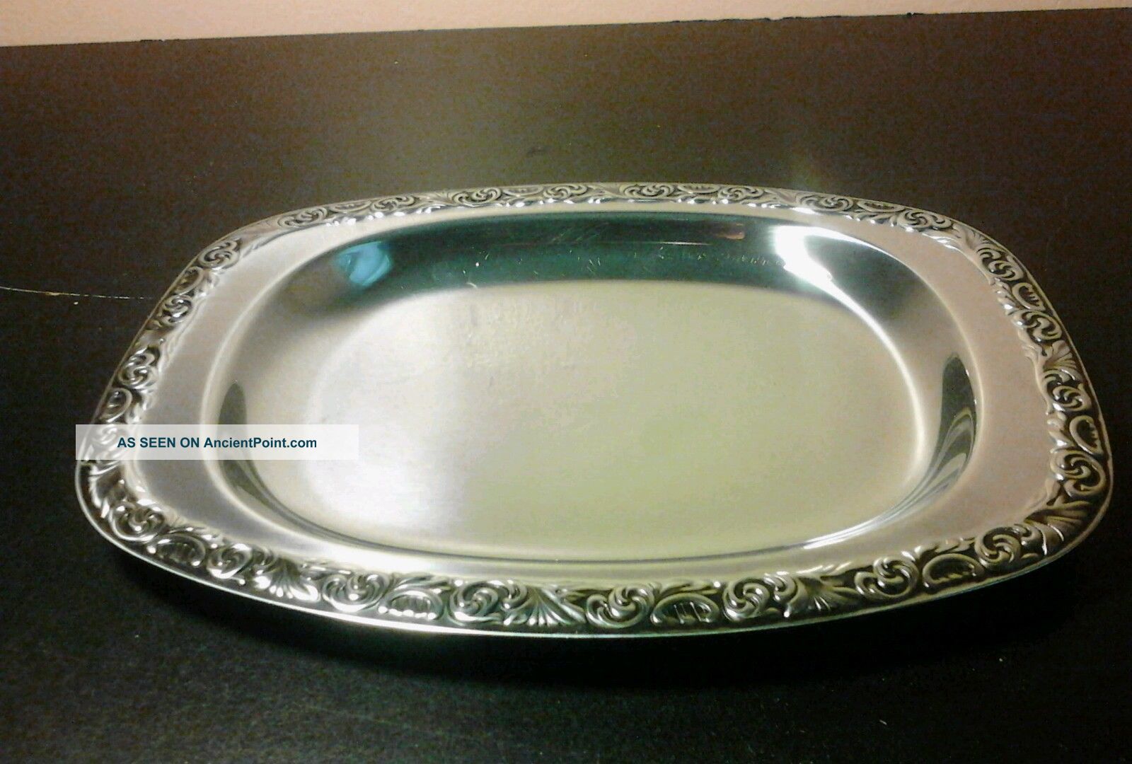 Vintage German Silver Plated Tray Platters & Trays photo