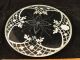 Early 1900s Sterling Etched & Flower Basket 6 