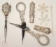 Antique French 1830s Palais Royal Inlaid Sewing Box With Silver And Mop Tools Tools, Scissors & Measures photo 2