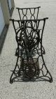 Vintage Singer Treadle Sewing Machine Cast Iron Base,  Table Legs,  Industrial Age Sewing Machines photo 2