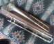 Antique Silver Conn Trombone B Flat,  Elkhart & York,  Engraved Leaves Brass photo 1