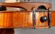 Old Violin,  Geige,  Violon Around 1900,  Strong Flamed Back And Ribs. String photo 9