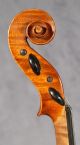 Old Violin,  Geige,  Violon Around 1900,  Strong Flamed Back And Ribs. String photo 7