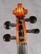 Old Violin,  Geige,  Violon Around 1900,  Strong Flamed Back And Ribs. String photo 8
