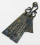 Ancient Viking Bronze Pendant - Amulet Great Save Double Pendant Viking photo 3